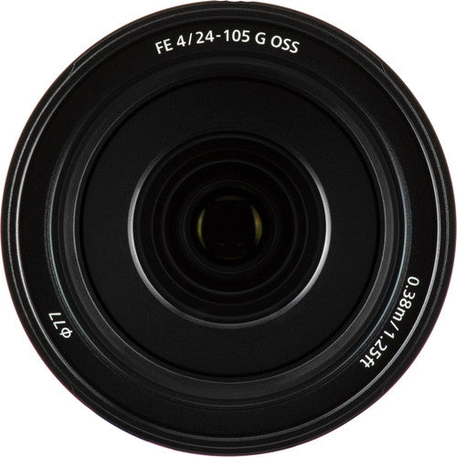 Sony FE 24-105mm f/4 G OSS Full Frame Zoom Lens - Professional Photography for Travel, Portraits & Events