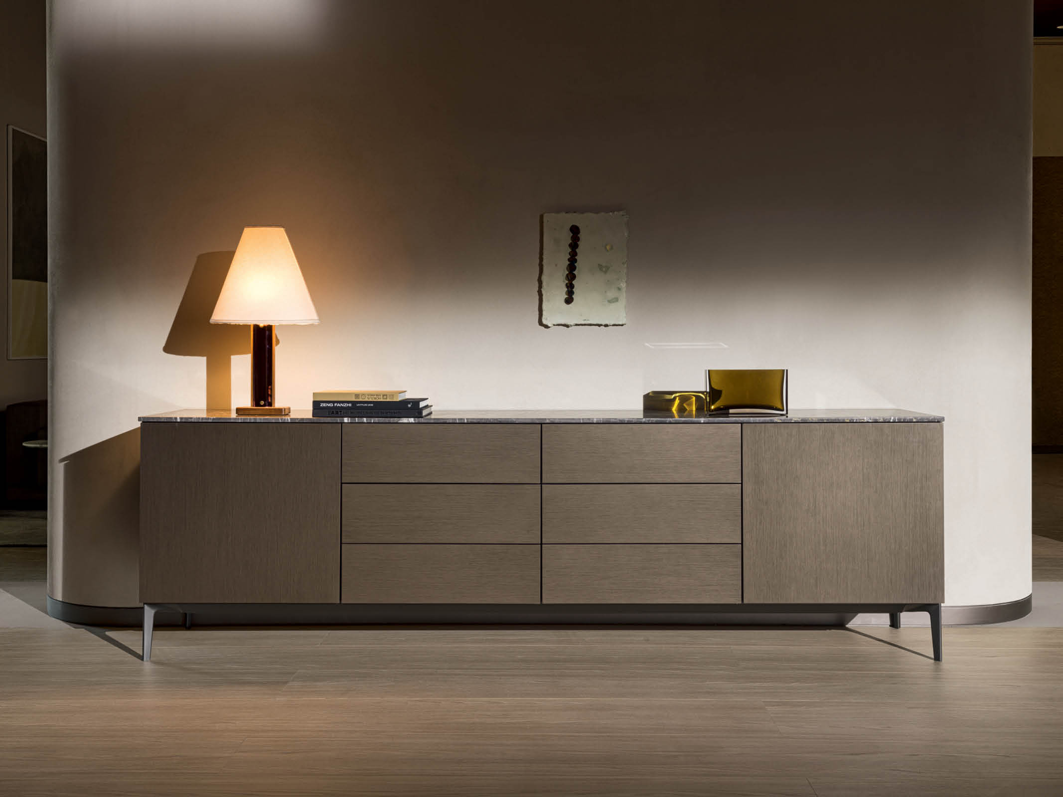 505 Up Sideboard - Modern Wooden Storage Cabinet for Living Room, Bedroom & Office - Stylish Organizer for Books, Decor & Essentials