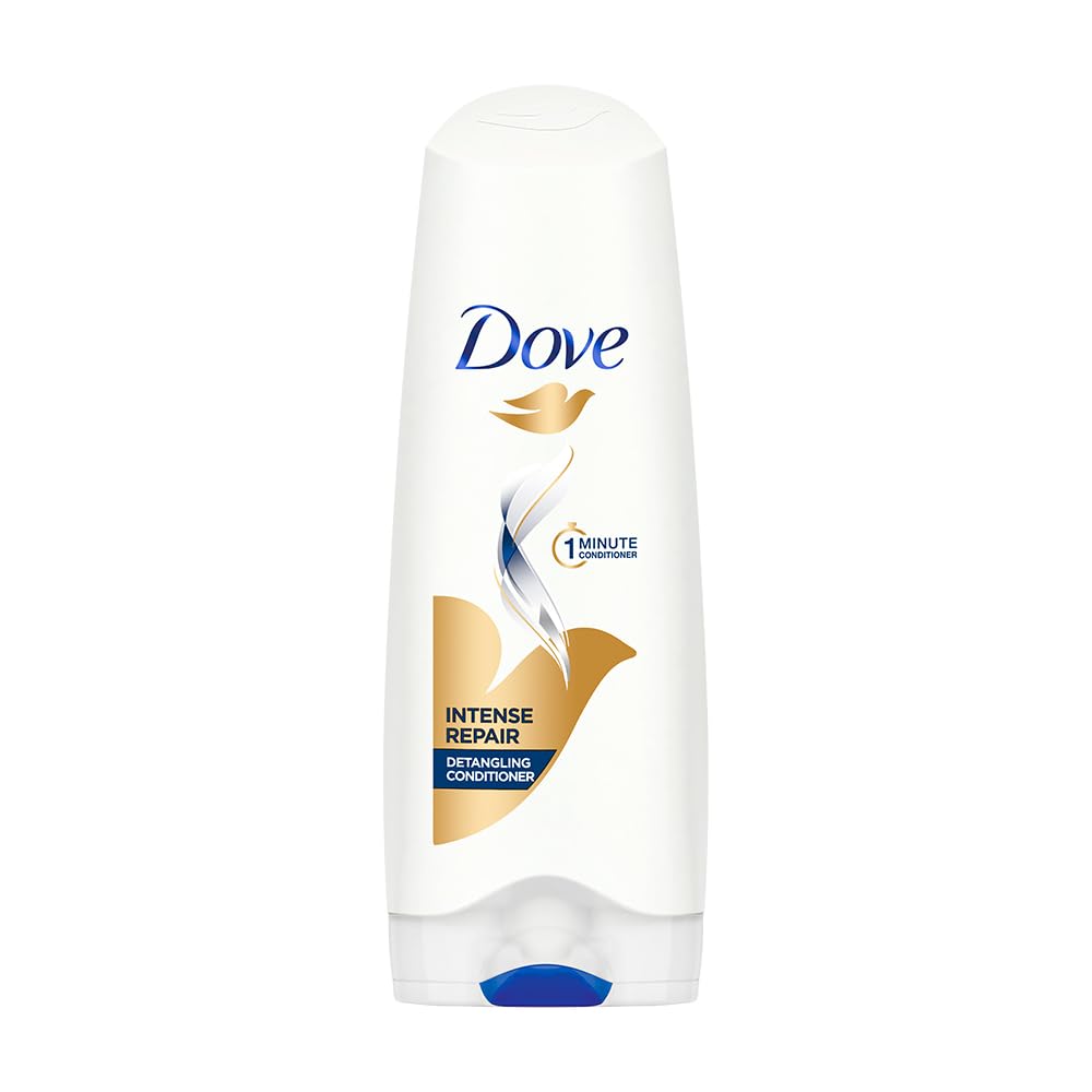 Dove Intense Repair Hair Conditioner for Damaged & Frizzy Hair - 2.6 oz (75ml) - Deep Moisturizing Treatment for Dry, Brittle Hair - Perfect for Daily Use & Post-Color Care