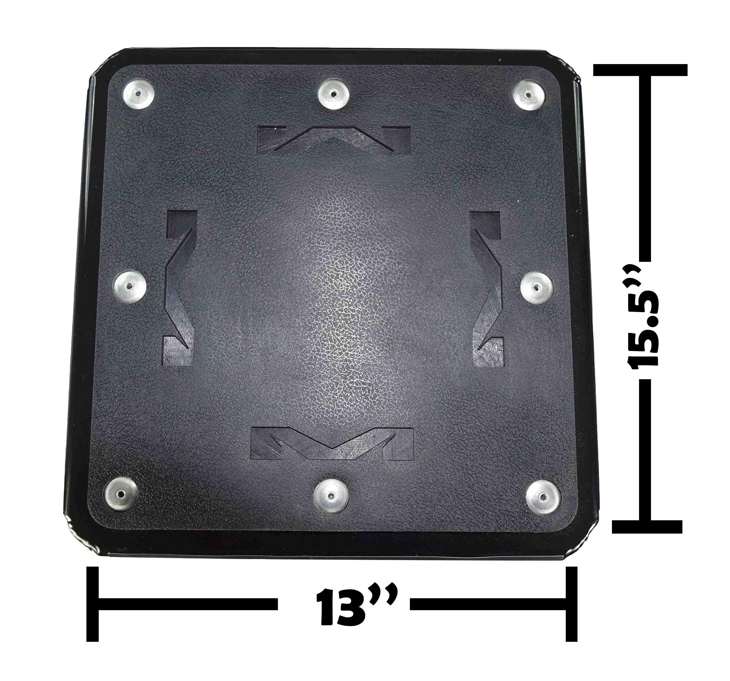 Matrix Concepts A2 Aluminum Stand - High-Quality Aircraft Tubing with Anti-Rock Technology for 50cc, 65cc & 85cc Dirt Bikes - Includes Sticker Pack (Black) - Ideal for Motocross, Pit Bike Maintenance & Garage Storage