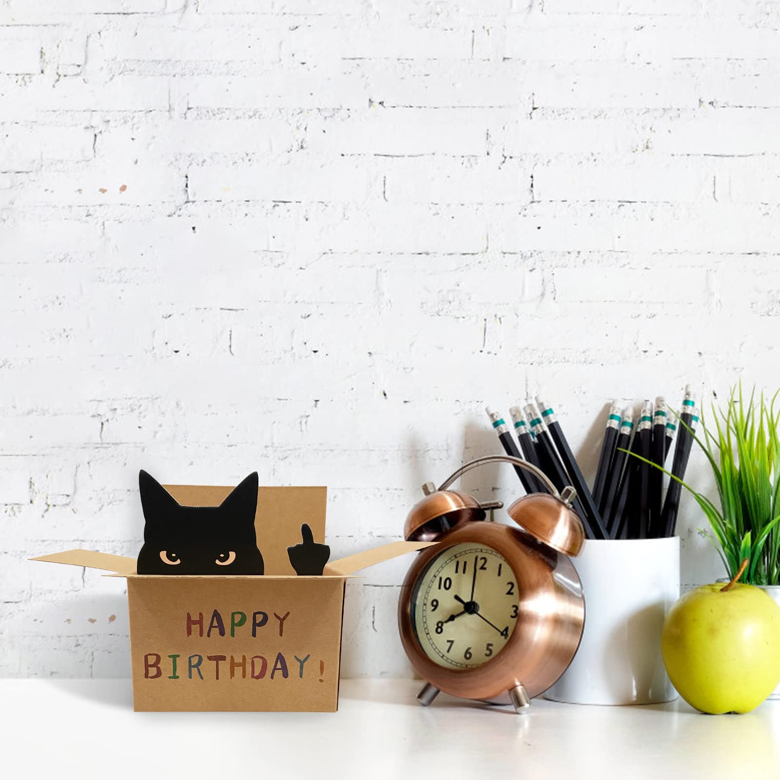 Funny Cat Birthday Card for Men & Women - Unique Humorous Greeting Card for Friends & Family - Perfect for Birthdays, Anniversaries & Special Occasions