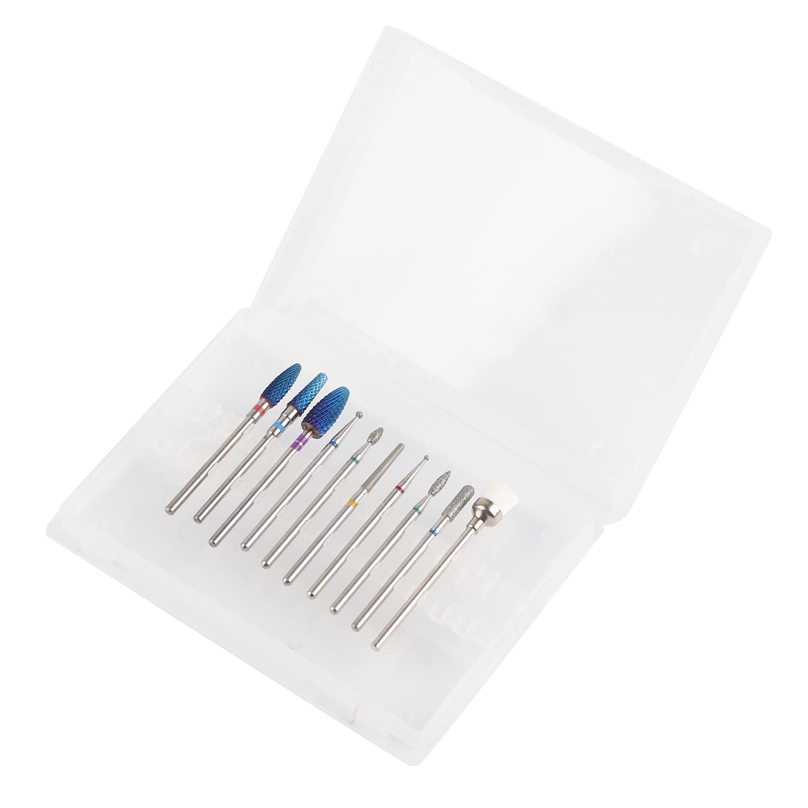 10PCS Electric Nail Drill Bits Set - Professional Manicure Pedicure Kit for Fast Acrylic & Gel Removal, Cleaning & Polishing - Perfect for Salon & Home Nail Care (Great for DIY Nail Art & Professional Use)