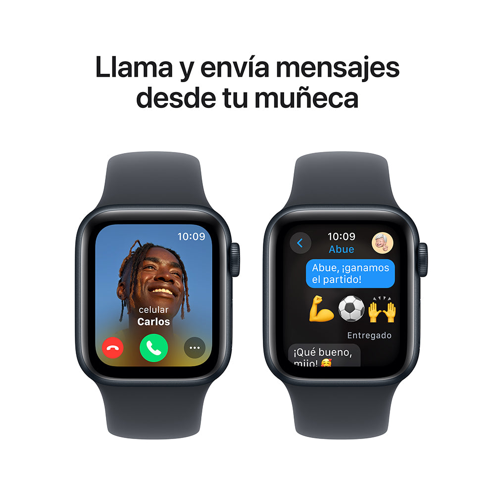 Apple Watch SE GPS 40mm Midnight Aluminum Case with Midnight Sport Band S/M - Perfect for Fitness Tracking & Everyday Wear