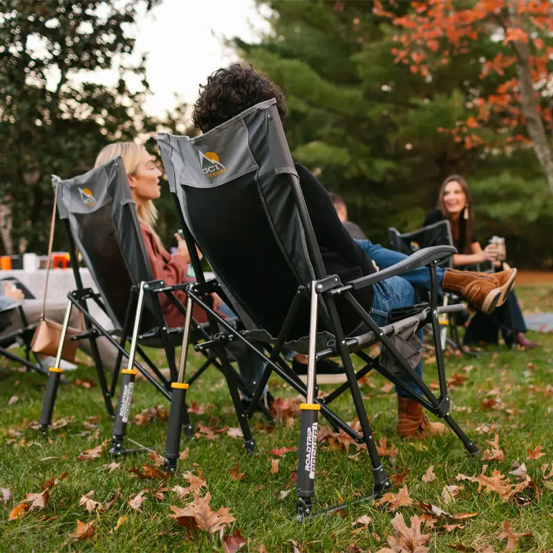 RoadTrip Rocker™ - Portable Folding Rocking Chair for Camping, Beach, Travel & Outdoor Adventures | Lightweight & Compact Design for Easy Transport