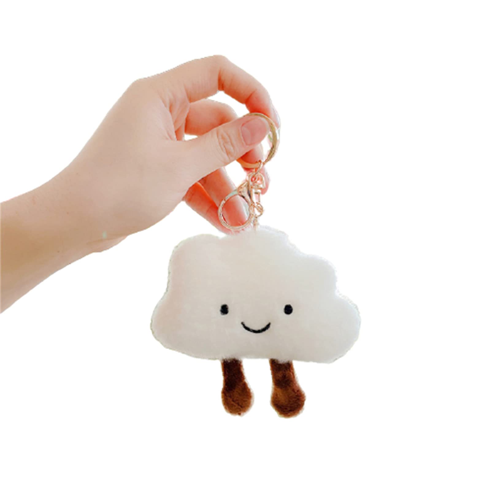 Fluffy Plush Cartoon Cloud Hair Clips - Cute Brooch Pins for Hair, Clothes & DIY Crafts | Perfect for Girls' Accessories, Outfit Decor & Gift Giving