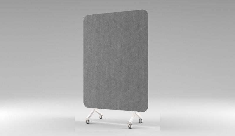 Curved Mobile Whiteboard - Portable Dry Erase Board for Office, Classroom & Home - Perfect for Presentations, Teaching & Creative Brainstorming