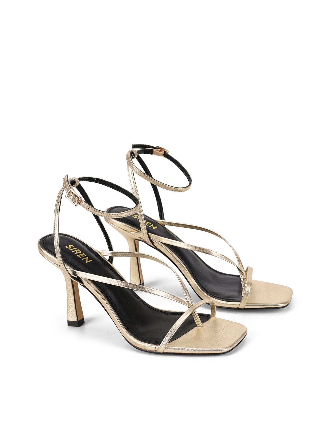 Stylish Gold Metallic Leather Spice Strappy Sandals for Women - Perfect for Summer Outfits, Beach Vacations & Date Nights