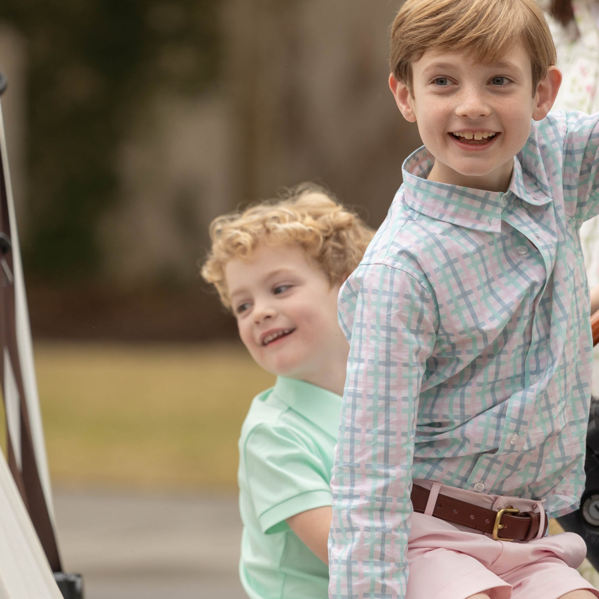 Bennett Button Down Shirt - Soft Pastel Plaid Flannel for Men | Perfect for Casual Wear, Office & Outdoor Activities