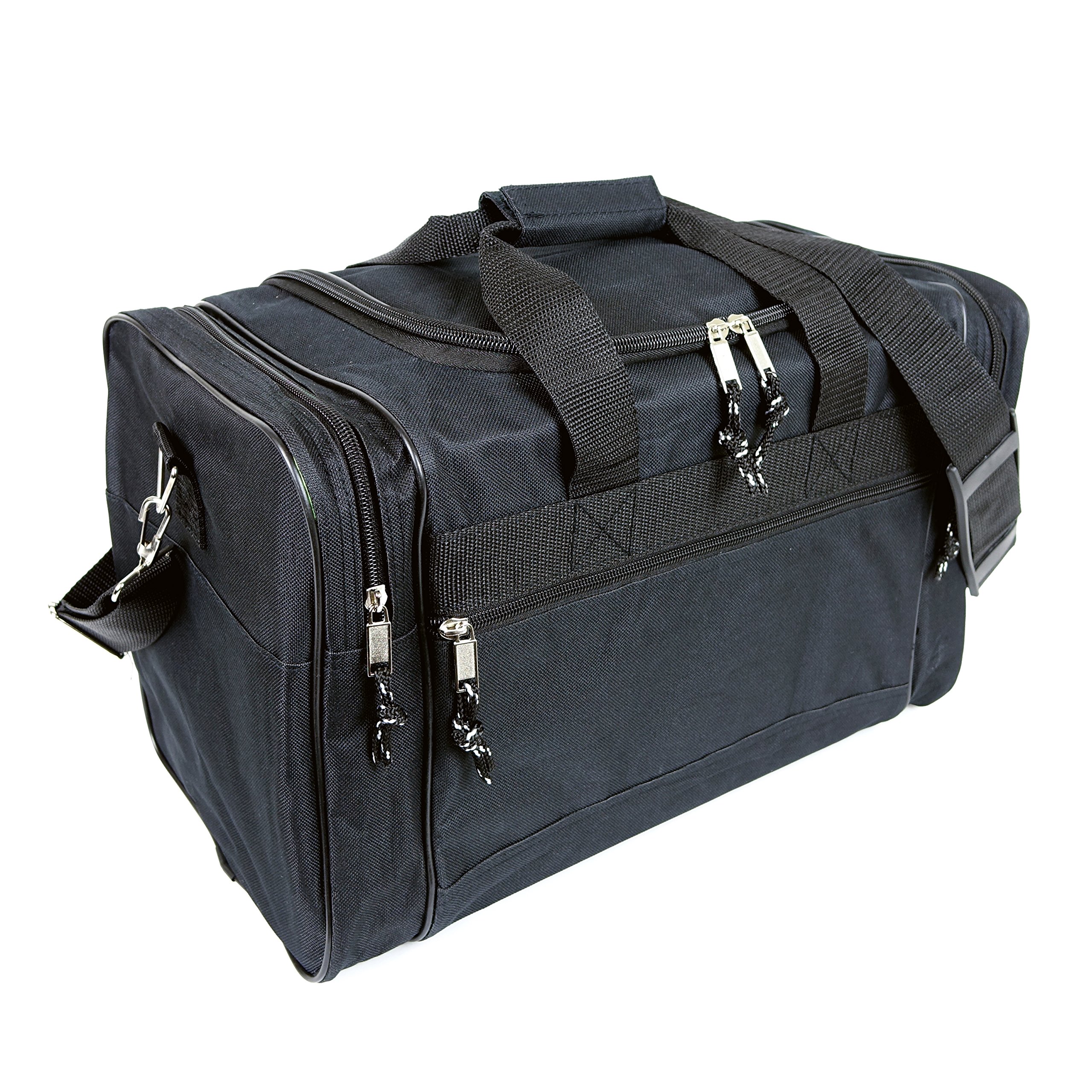 NuFazes 17 Inch Large Duffle Bag - Waterproof Travel Duffel Bag for Gym, Sports, Workout - Lightweight Carry On Luggage with Shoulder Strap (12 Pack) - Perfect for Travel, Gym, Sports & Weekend Getaways