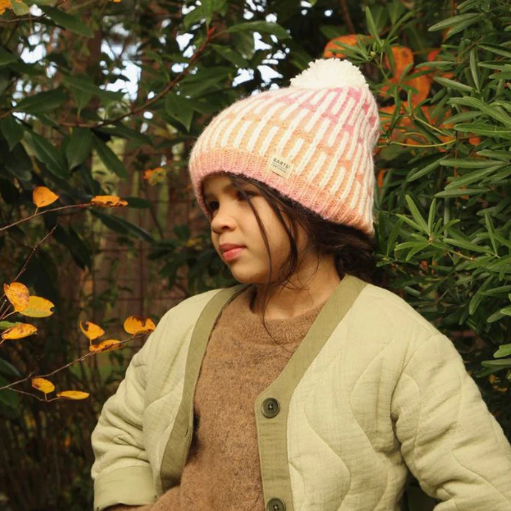 Barts Poppsy Beanie Hat - Soft Pink Knitted Winter Beanie for Women & Men (53cm) - Cozy Cold Weather Accessory for Skiing, Snowboarding & Outdoor Activities