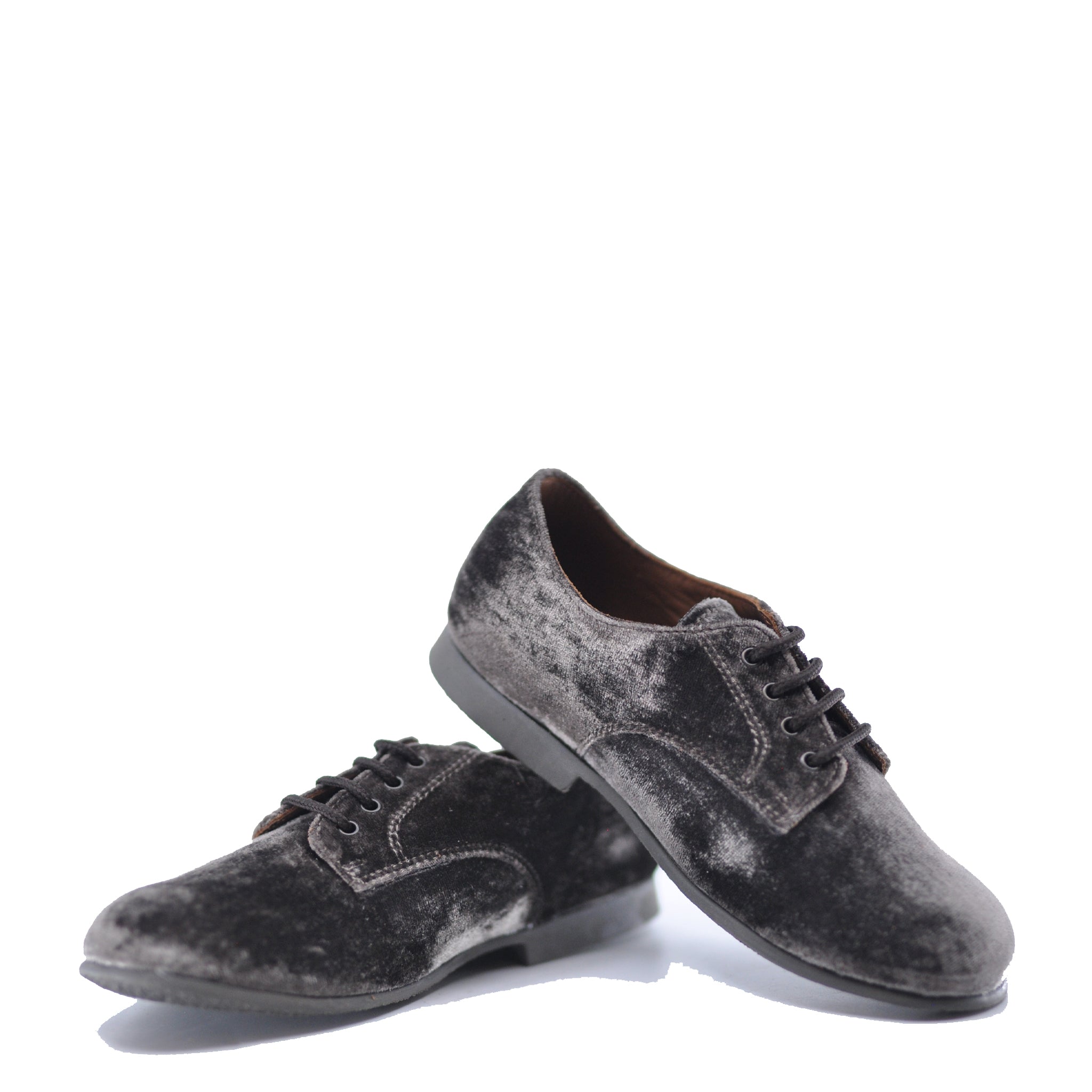 Pepe Gray Velvet Oxford Shoes for Men - Classic Comfortable Slip-On Loafers for Business Casual & Office Wear