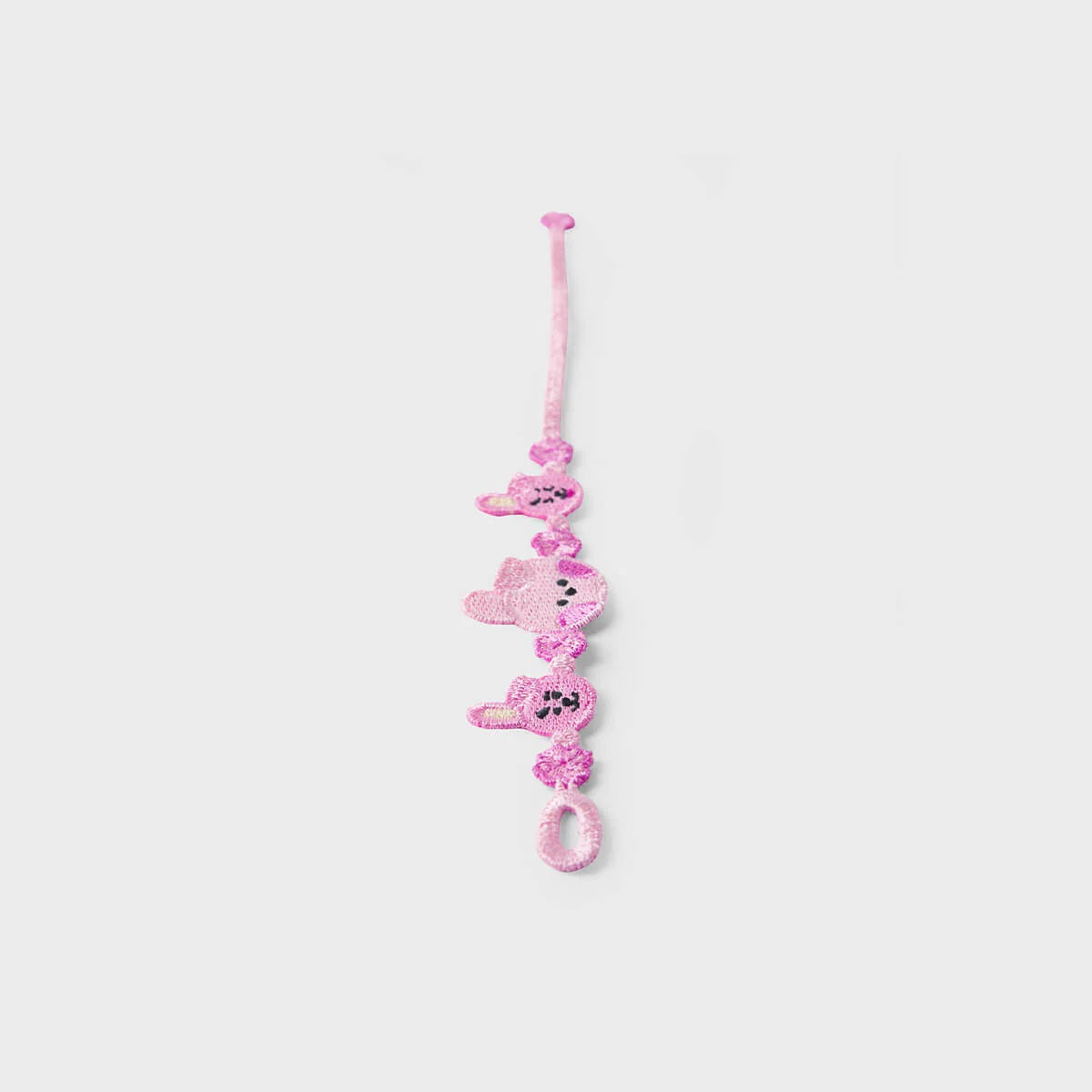 BT21 BIG & TINY Edition Embroidery Patch Bracelet - Cooky Cute Character Wristband | Official Licensed K-Pop Merchandise | Perfect for BTS Fans, Cosplay & Fashion Accessories