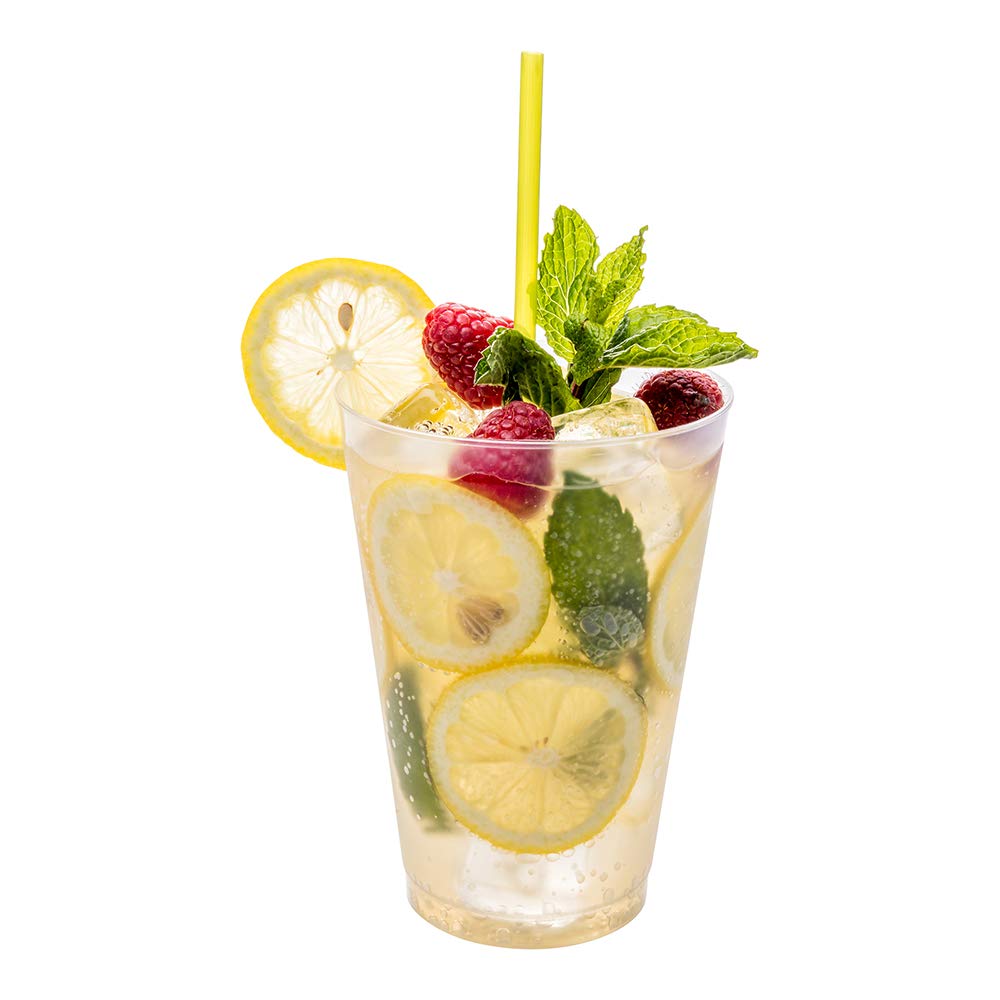 Restaurantware Flexi Grip 20oz Disposable Plastic Cups - 500 Pack Crack-Resistant Frosted Drinking Cups for Juice, Soda, Water | Ideal for Restaurants, Offices, Parties & Events | Durable & Flexible Party Supplies