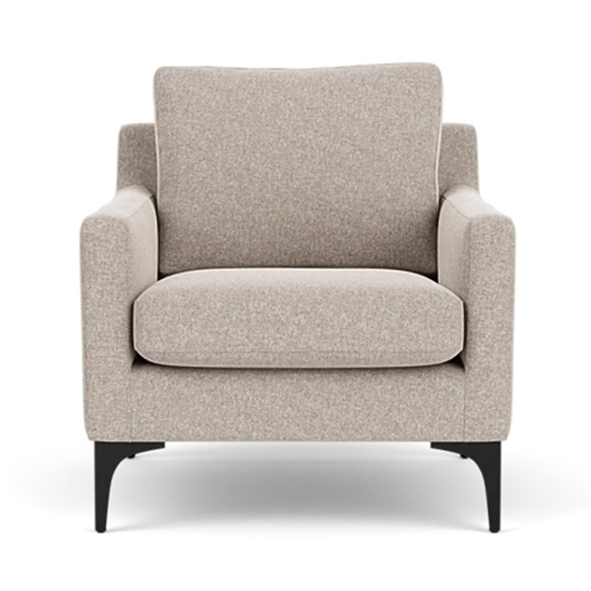 Astha Fabric Armchair - Modern Upholstered Accent Chair for Living Room, Bedroom & Office - Comfortable Lounge Chair with Soft Fabric & Sturdy Frame