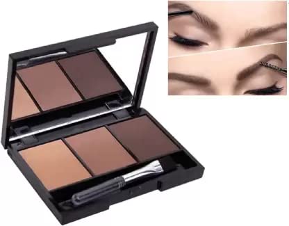 Travel-Friendly Eyebrow Palette with Blendable Colors for Natural Makeup – Perfect for On-the-Go Touchups & Everyday Beauty Routine