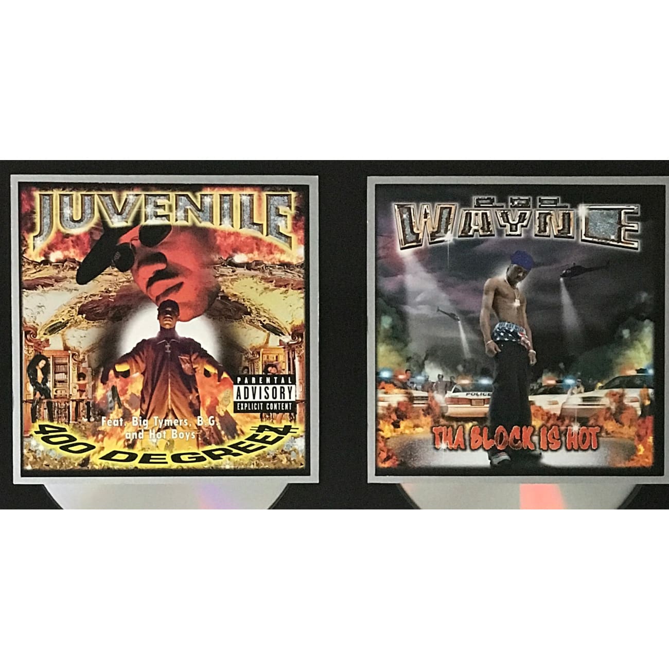Lil Wayne, Juvenile, Big Tymer$, Hot Boys & B.G. Multi-Artist RIAA Award Plaque - Perfect for Music Collectors & Hip-Hop Fans Display