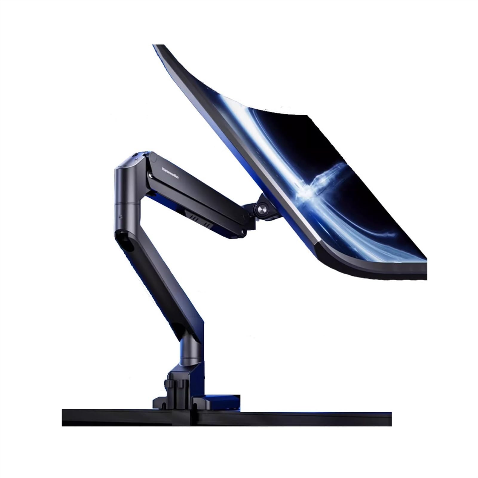 Adjustable Gas Spring Monitor Stand - Single Monitor Mount Arm for 17-32 Inch Screens (Up to 19.8lbs) with VESA 75x75/100x100mm Compatibility - Perfect for Home Office, Gaming Setup & Workspace Ergonomics