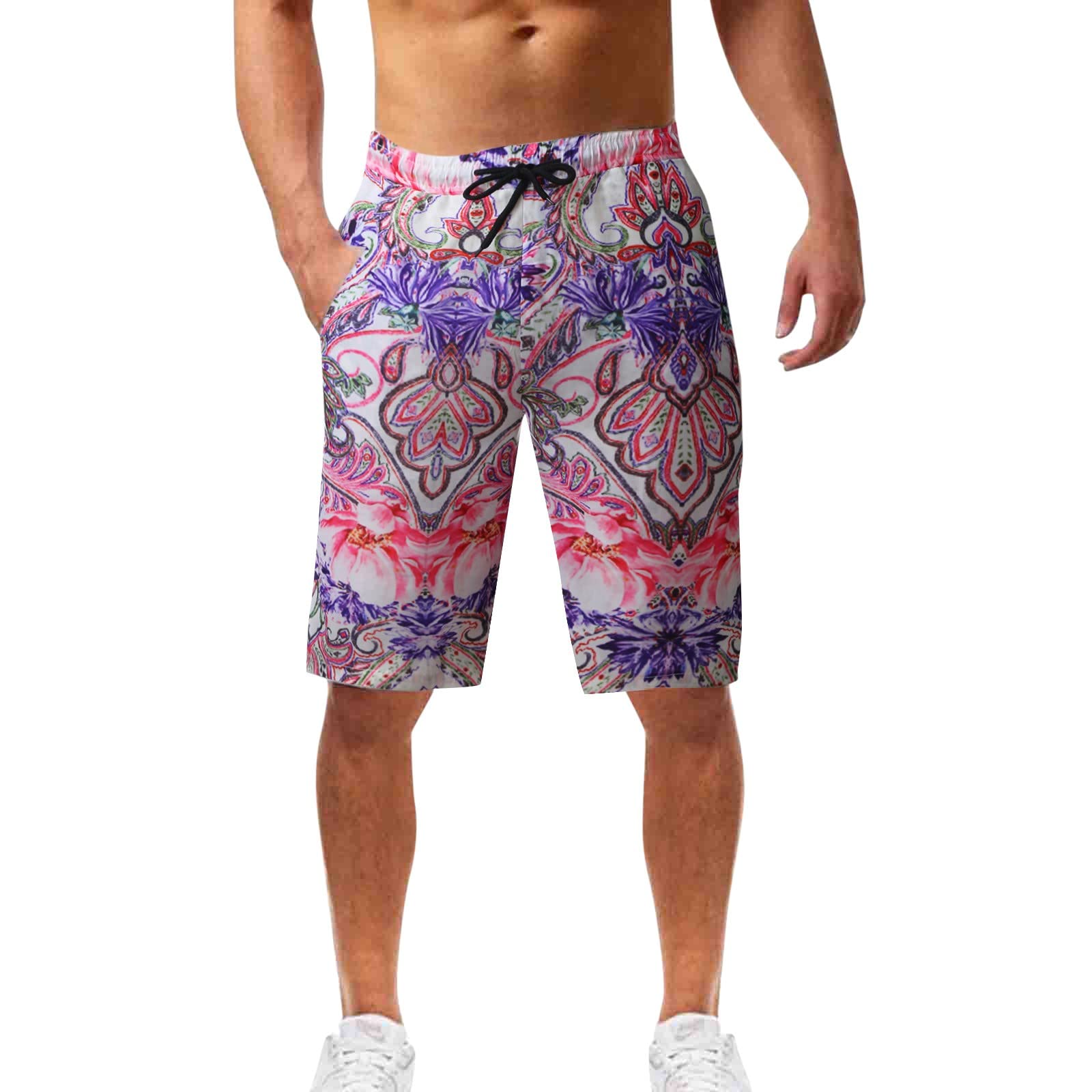 KUDICO Men's 7 Inch Inseam Gym Shorts - Elastic Waist Running & Fitness Shorts, Lightweight Breathable Bermuda Workout Shorts for Bodybuilding, Jogging & Active Lifestyle