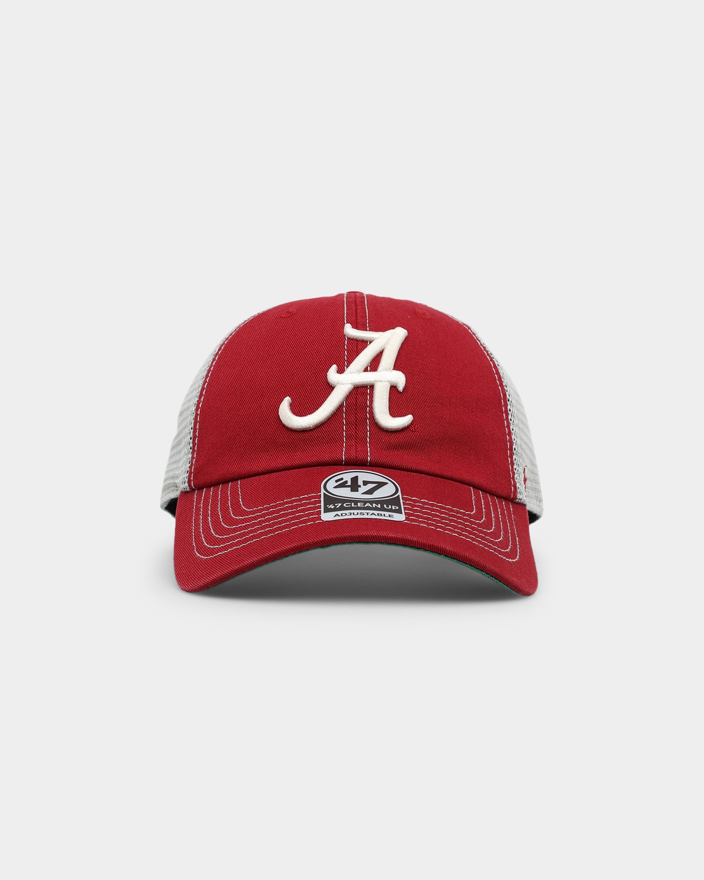 47 Alabama Crimson Tide Trawler Clean Up Strapback Hat - Adjustable Razor Red Snapback Cap for Men & Women - Perfect for Game Day, Tailgating and College Football Fans