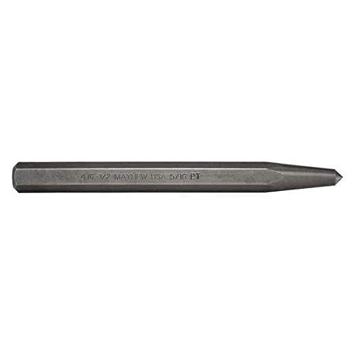 6 Inch Steel Center Punch with Shot Blast Finish - Heavy Duty Metal Hole Starter for DIY, Woodworking & Metal Fabrication Projects