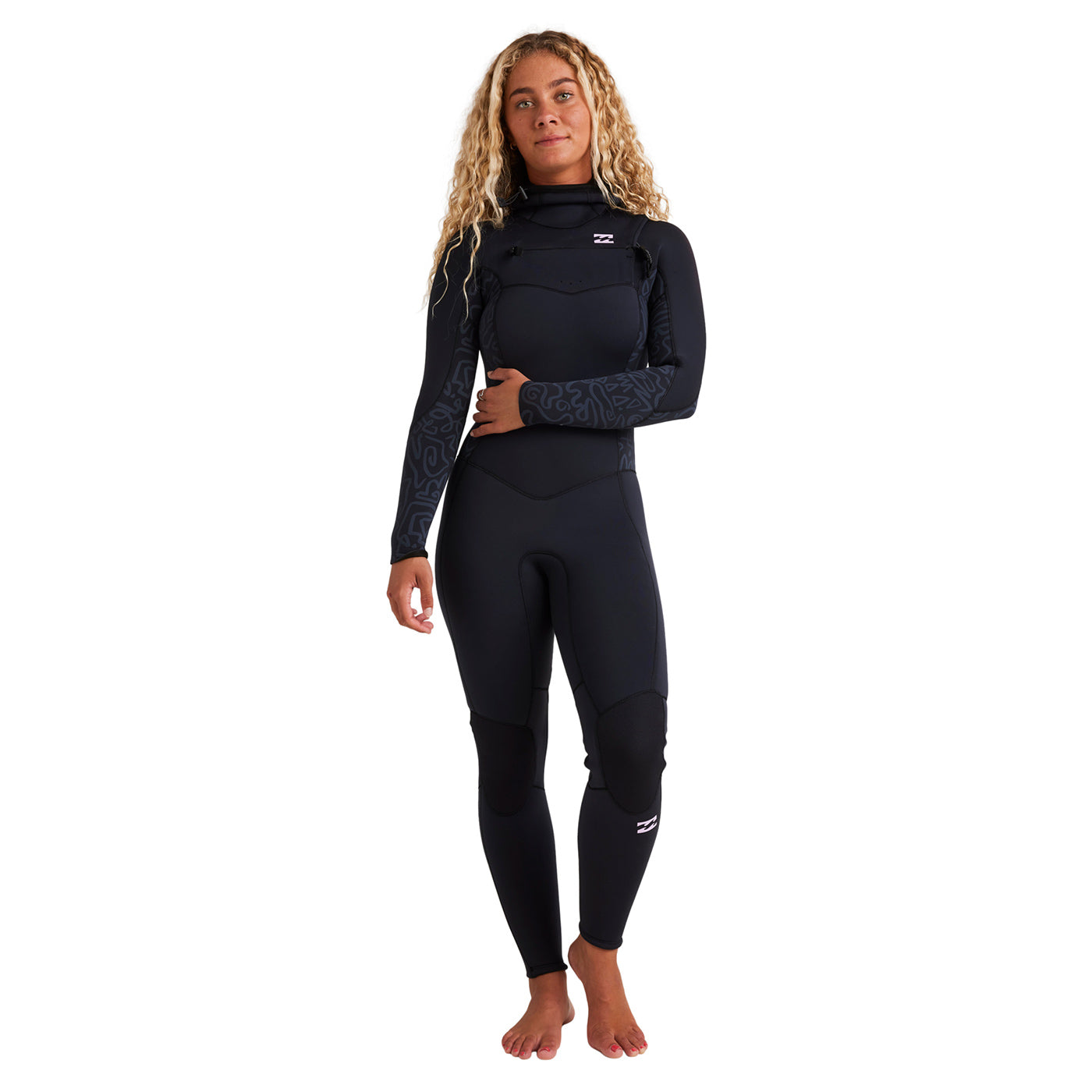 Billabong Women's Synergy 4/3mm CZ Steamer Wetsuit - Full Body Surfing Wetsuit for Cold Water - Perfect for Surfing, Diving & Water Sports