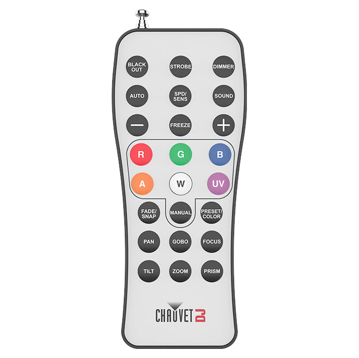 Chauvet DJ RFC Palm-Sized Wireless Remote Control for Lighting & Effects - Perfect for DJs, Concerts, and Stage Performances
