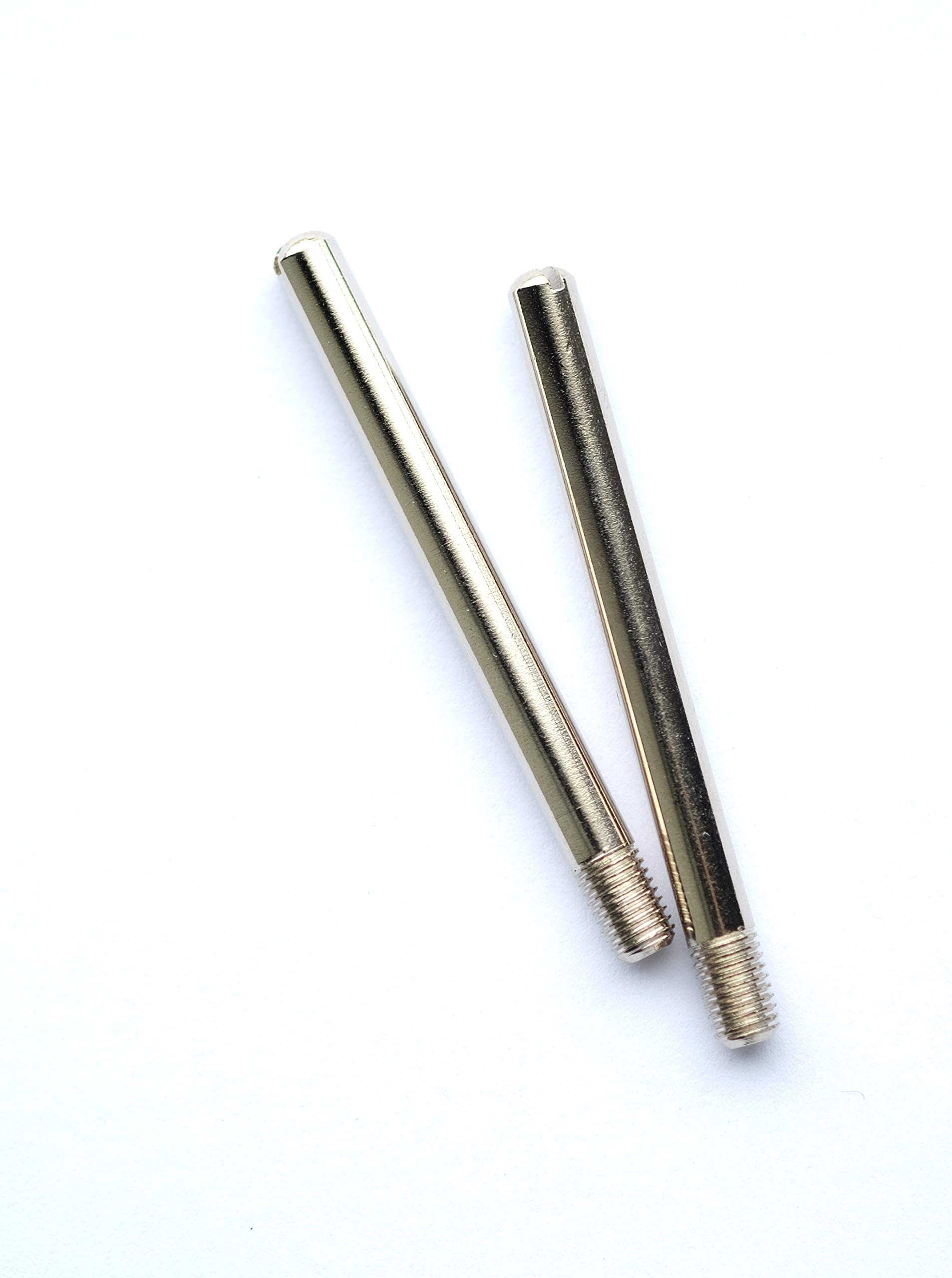 2-Pack Metal Screw-in Drive-in Spool Pins Thread Holder for Singer & Kenmore Japanese Sewing Machines - Replacement Parts for Domestic Home Sewing - Perfect for Quilting, Dressmaking & Fabric Crafts
