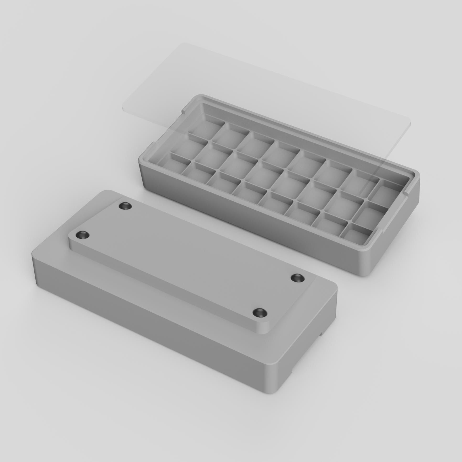 3D Printed B 24 Keycap Box - Custom Mechanical Keyboard Accessories for Gaming & Typing Enthusiasts | Perfect for Keycap Storage & Organization