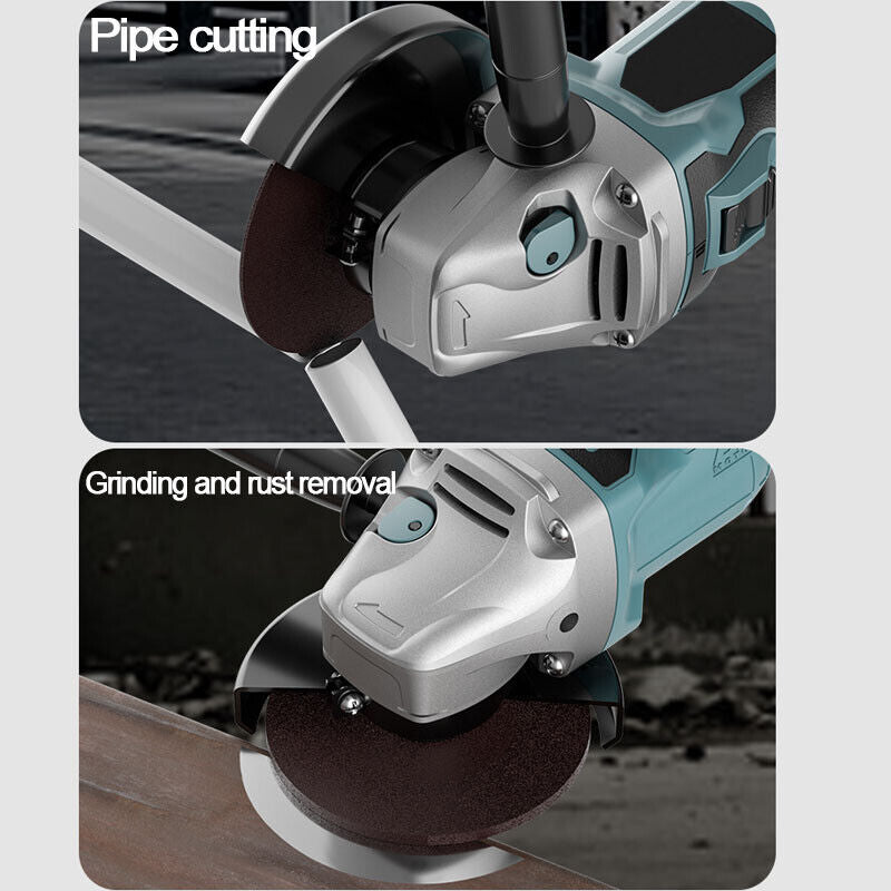 125mm Brushless Angle Grinder - Cordless Cutting & Polishing Tool for Makita 18V Battery - Perfect for Metalworking, Wood Cutting & DIY Projects