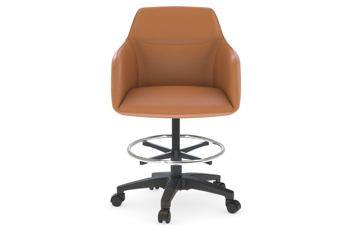 Mcduck Ergonomic Drafting Office Chair with Swivel and Tilt Function - Adjustable Stool for Architects, Artists & Home Office Workspaces
