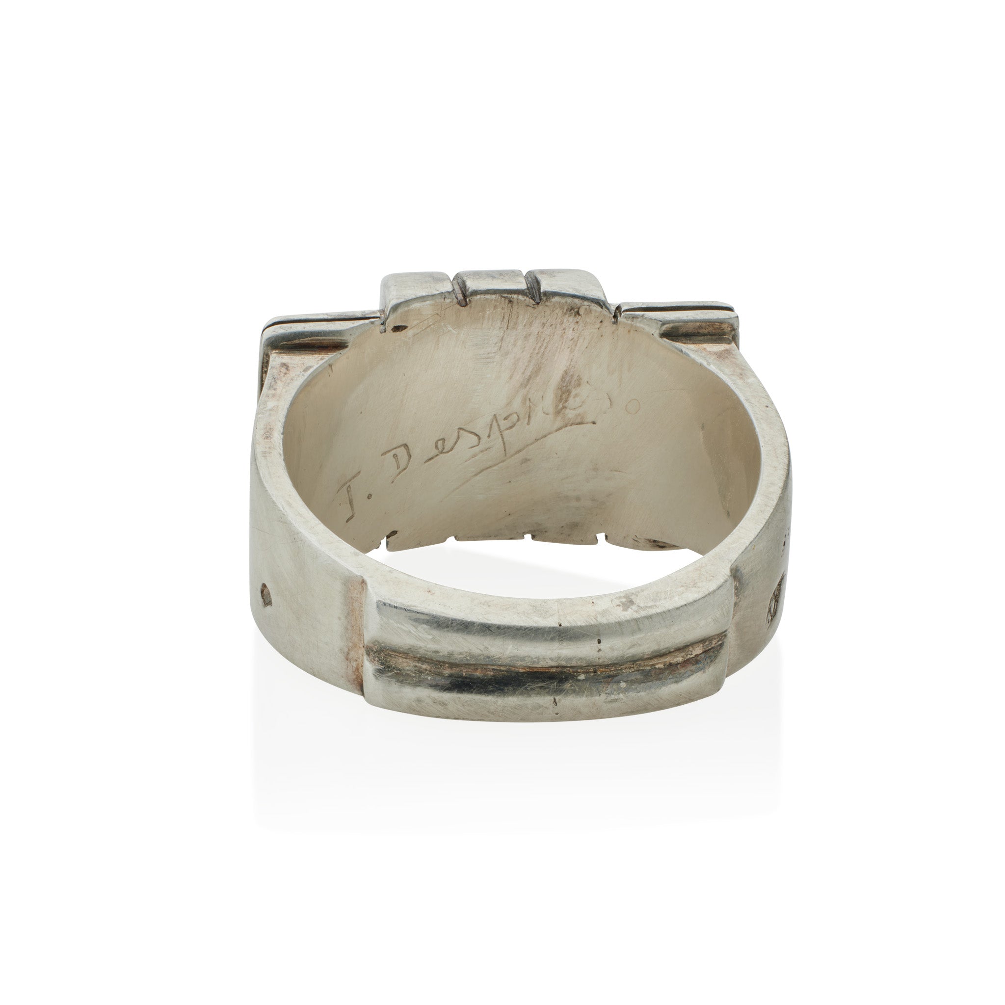Modernist Silver Ring by Jean Després - Vintage Jewelry for Women & Men - Perfect for Weddings, Parties & Everyday Elegance