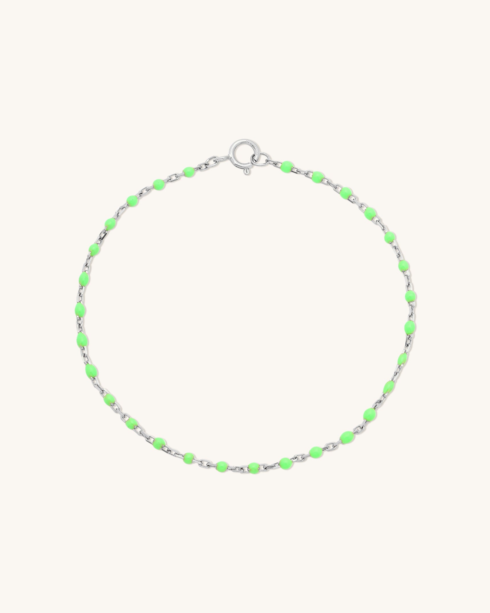 Fresh Lime Candy Chain Bracelet for Women - Trendy Citrus Scented Beaded Jewelry - Perfect for Summer Fashion & Gifts