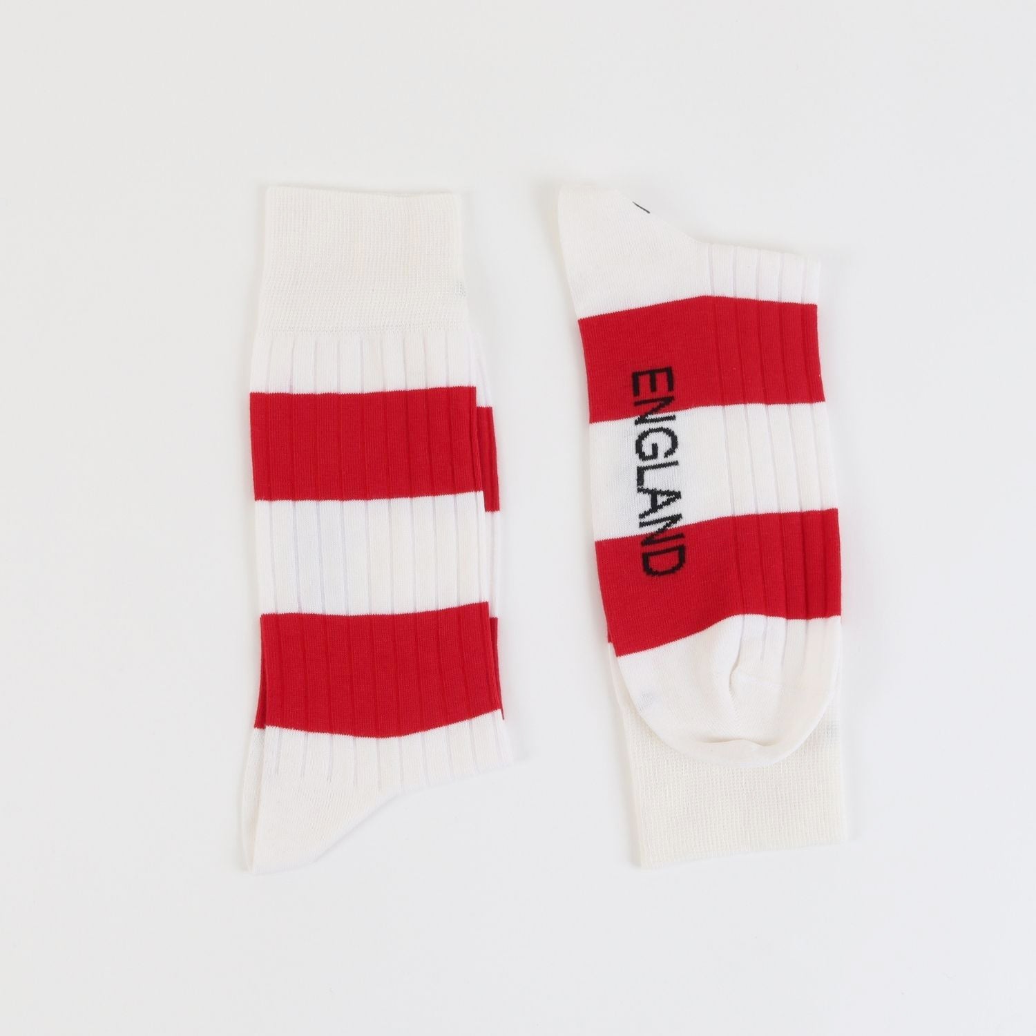 Men's England Striped Cotton Socks - Breathable Casual & Athletic Socks for Everyday Wear, Sports & Travel