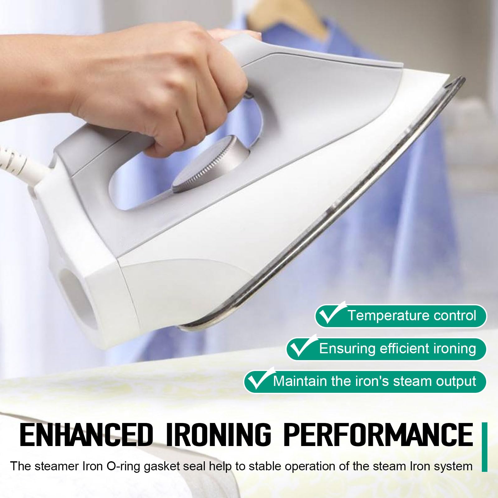Rowenta Steam Iron Replacement Parts - 3 Pack Iron Steamer, Boiler Cap O-Ring Gasket Seal for DG5030 & CS-00098730 Models | Perfect for Home Ironing, Fabric Care & Clothing Maintenance