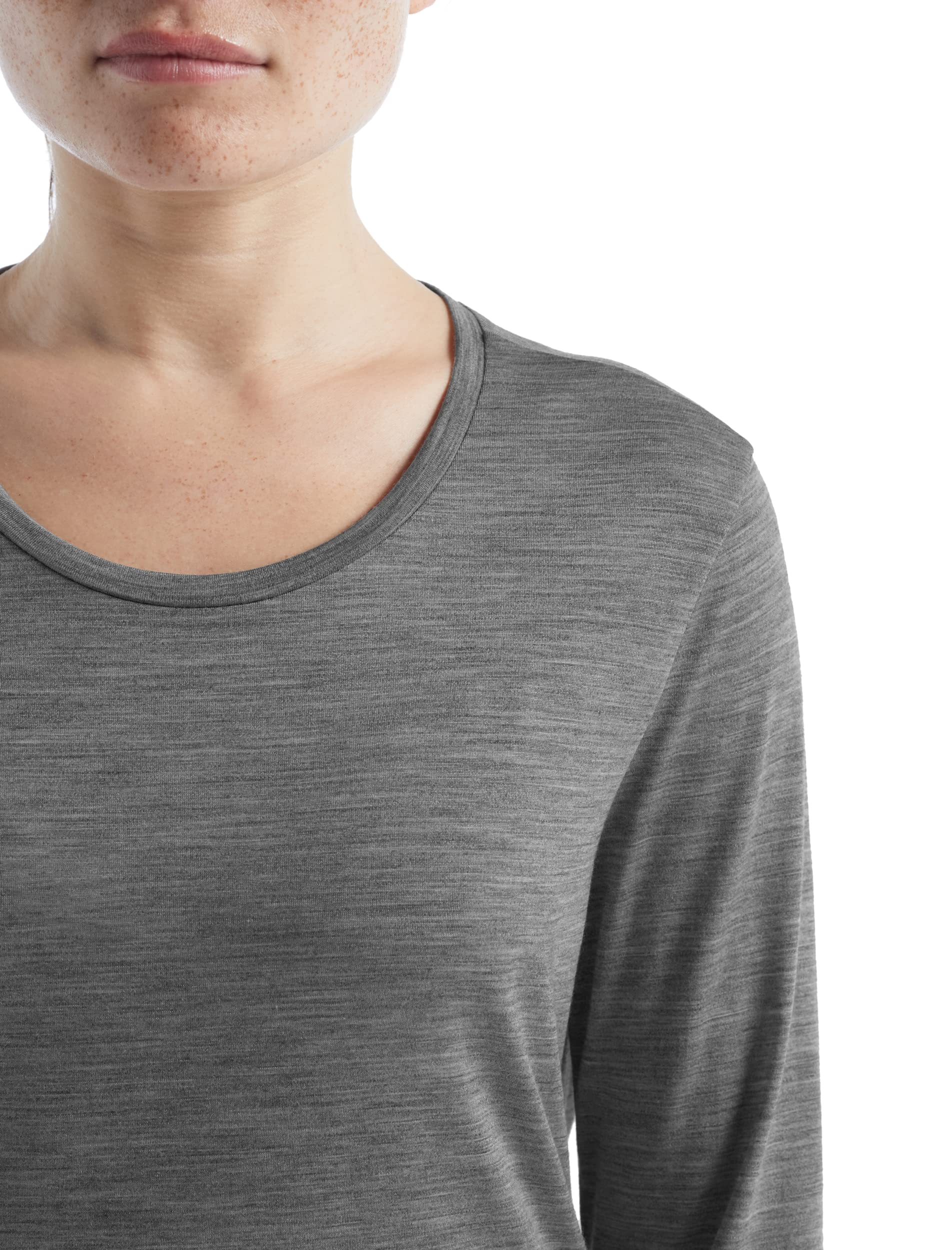 Icebreaker Women's Sphere II Long Sleeve Merino Wool T-Shirt - Breathable, Odor-Resistant & Moisture-Wicking Base Layer for Hiking, Travel & Outdoor Activities