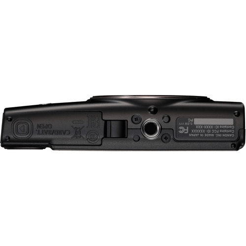 Canon PowerShot ELPH 360 HS Digital Camera 20.2MP 12x Optical Zoom 1080p HD Video WiFi & NFC (Black) - Perfect for Travel Photography, Vlogging, and Everyday Moments