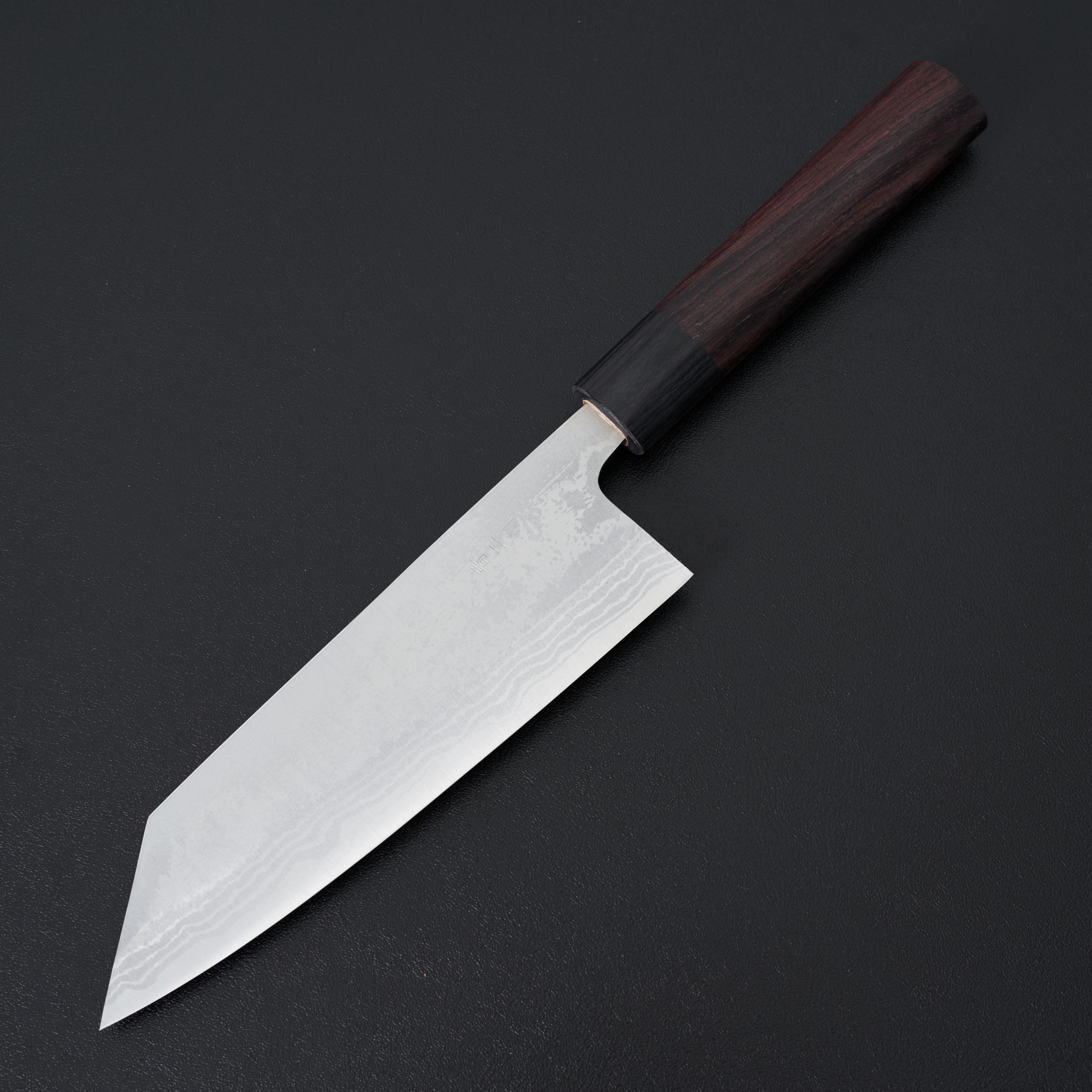 Hitohira GR Blue #2 Damascus Bunka Knife 170mm - Japanese Chef Knife for Slicing, Dicing & Precision Cutting - Perfect for Home Cooks & Professional Chefs
