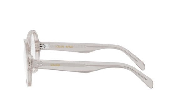 Celine THIN CL50148I 045 Shiny Opaline Pink Geometric Women's Eyeglasses | Fashion Optical Frames for Women | Perfect for Work, Reading & Everyday Wear