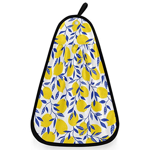 Lemon With Blue Leaf