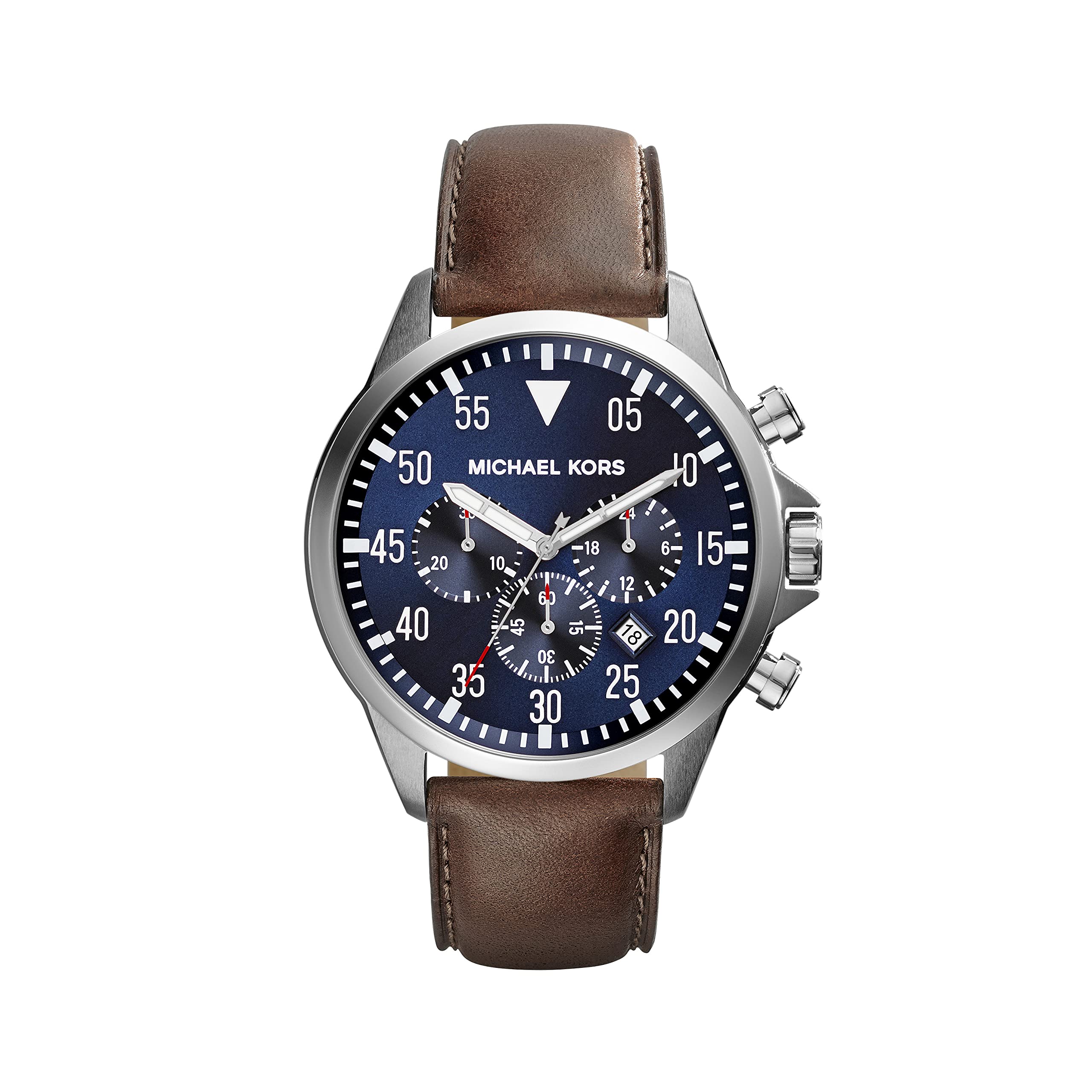 Michael Kors Gage Stainless Steel Chronograph Watch for Men - Water Resistant Luxury Dress Watch with Date Window, Perfect for Business, Formal Events & Everyday Wear