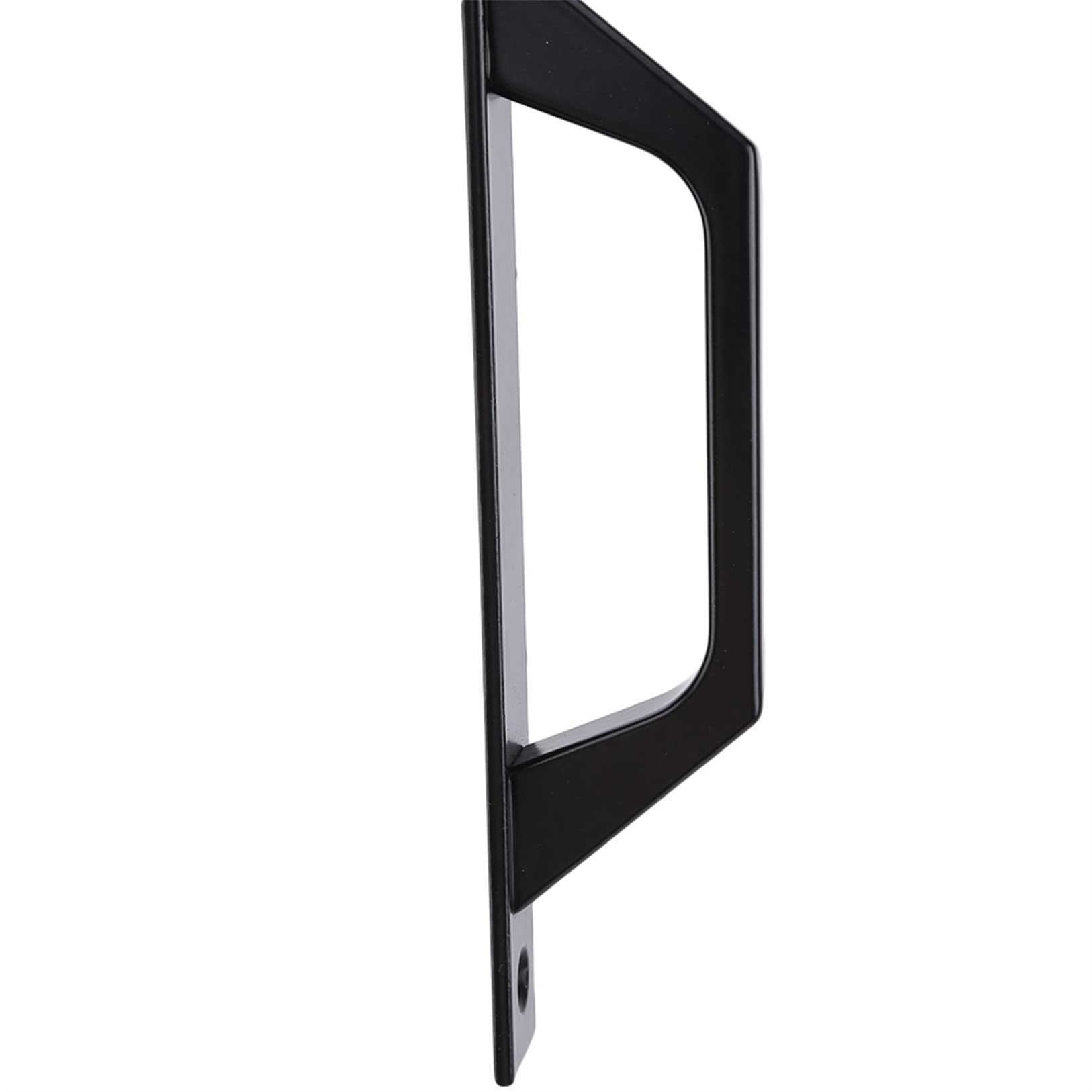 QBQBY Aluminum Alloy Closet Door Handles - Modern Minimalist Pull Handle for Sliding Barn Doors, Kitchen Cabinets, Wardrobes & Dressers - Black (Perfect for Home, Office & Commercial Spaces)