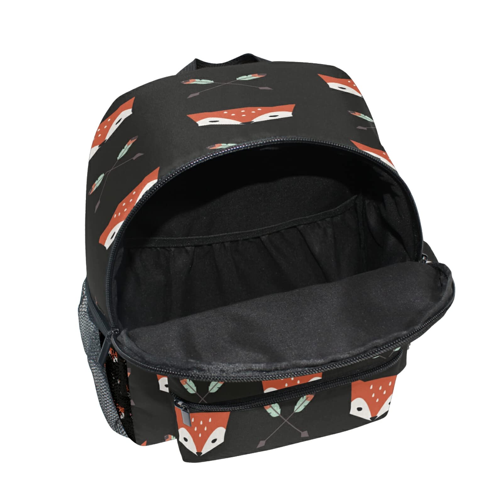 Senya Fox and Arrows Kids Backpack with Adjustable Chest Clip - Lightweight Toddler School Bag for Preschool Boys & Girls - Perfect for Daycare, Kindergarten, and Outdoor Adventures