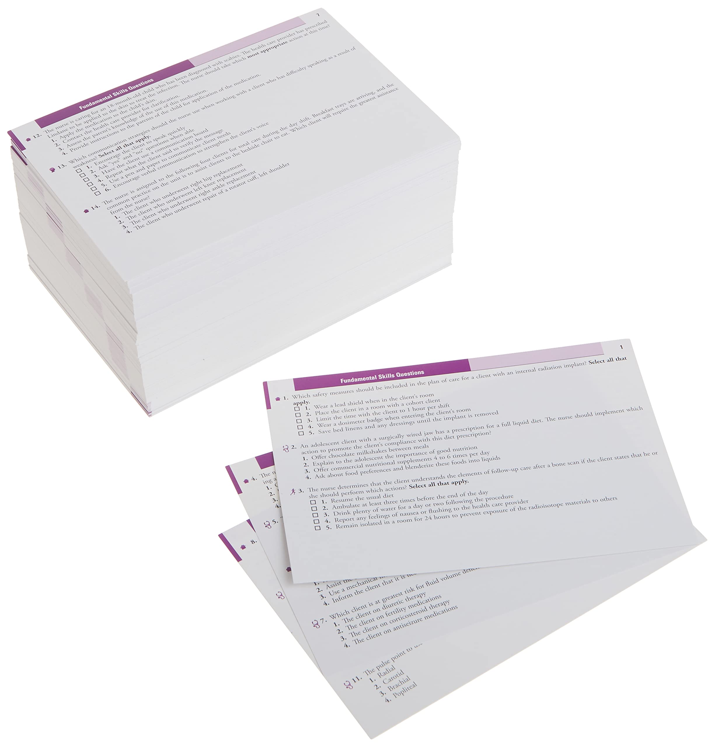 NCLEX-PN Exam Prep: Saunders Q&A Review Cards for Nursing Students – Perfect for Study Sessions & Test Practice