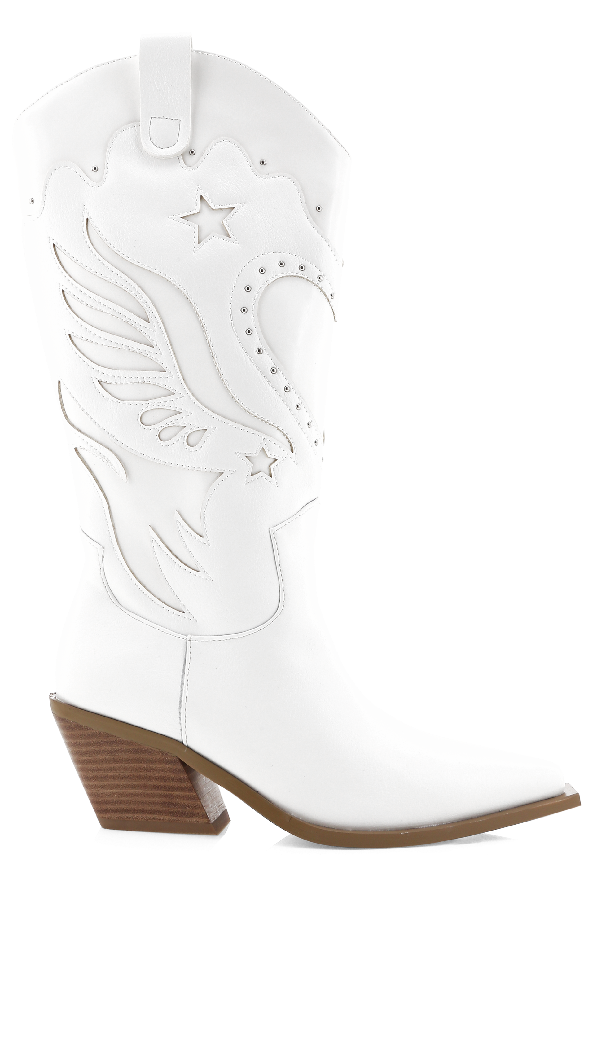Everlyn Women's White Ankle Boots - Stylish & Comfortable for Casual Outings, Work & Fall Fashion