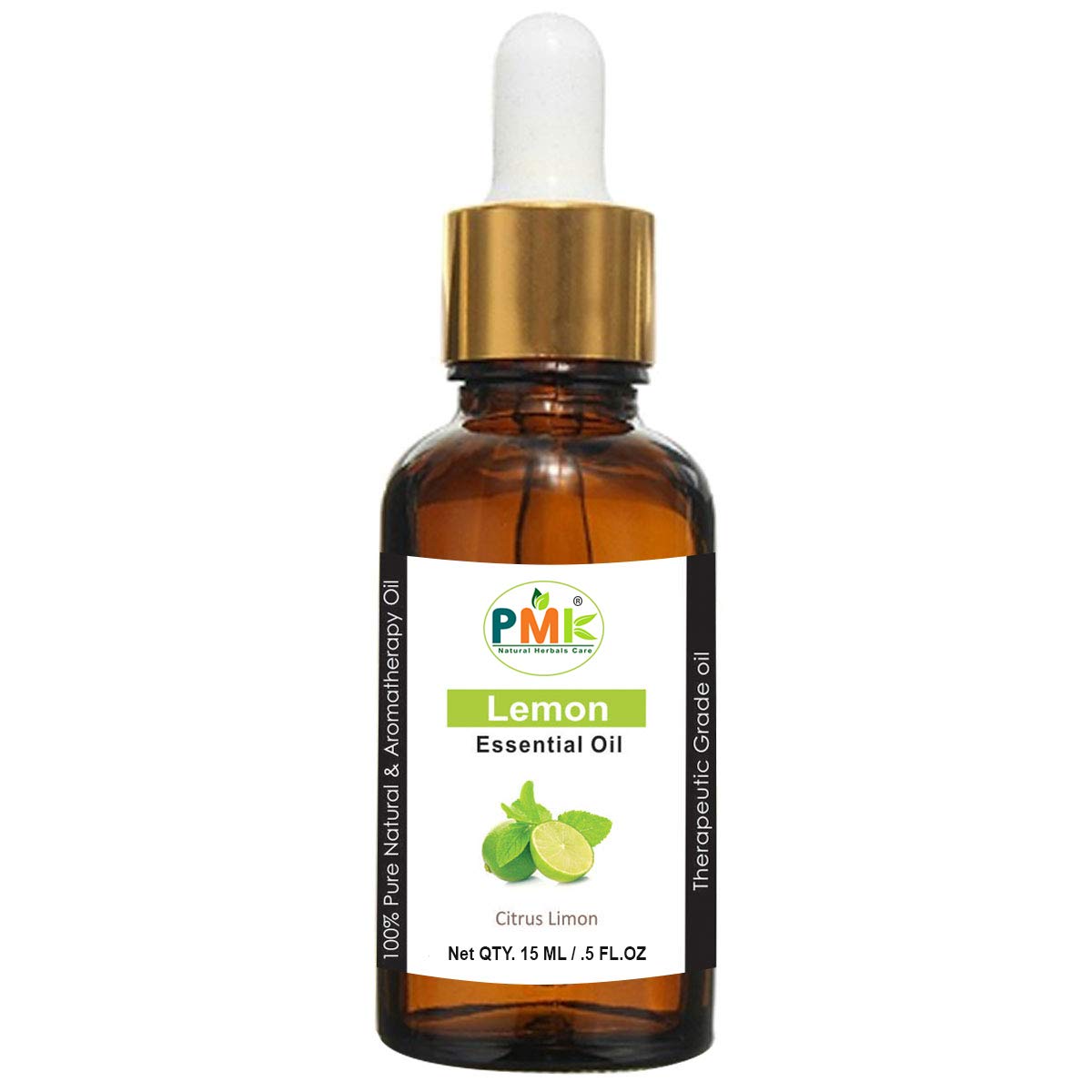 Pure Natural Lemon Essential Oil for Skin Pigmentation, Face & Hair Care - 15ml | Brightening, Moisturizing & Nourishing | Perfect for Aromatherapy, Massage & DIY Beauty Recipes