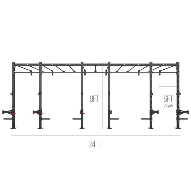 XM FITNESS Rigs Academy Series XM WA3 - Professional Home Gym Equipment for Strength Training | Perfect for Garage Gym, CrossFit Workouts & Functional Fitness Training