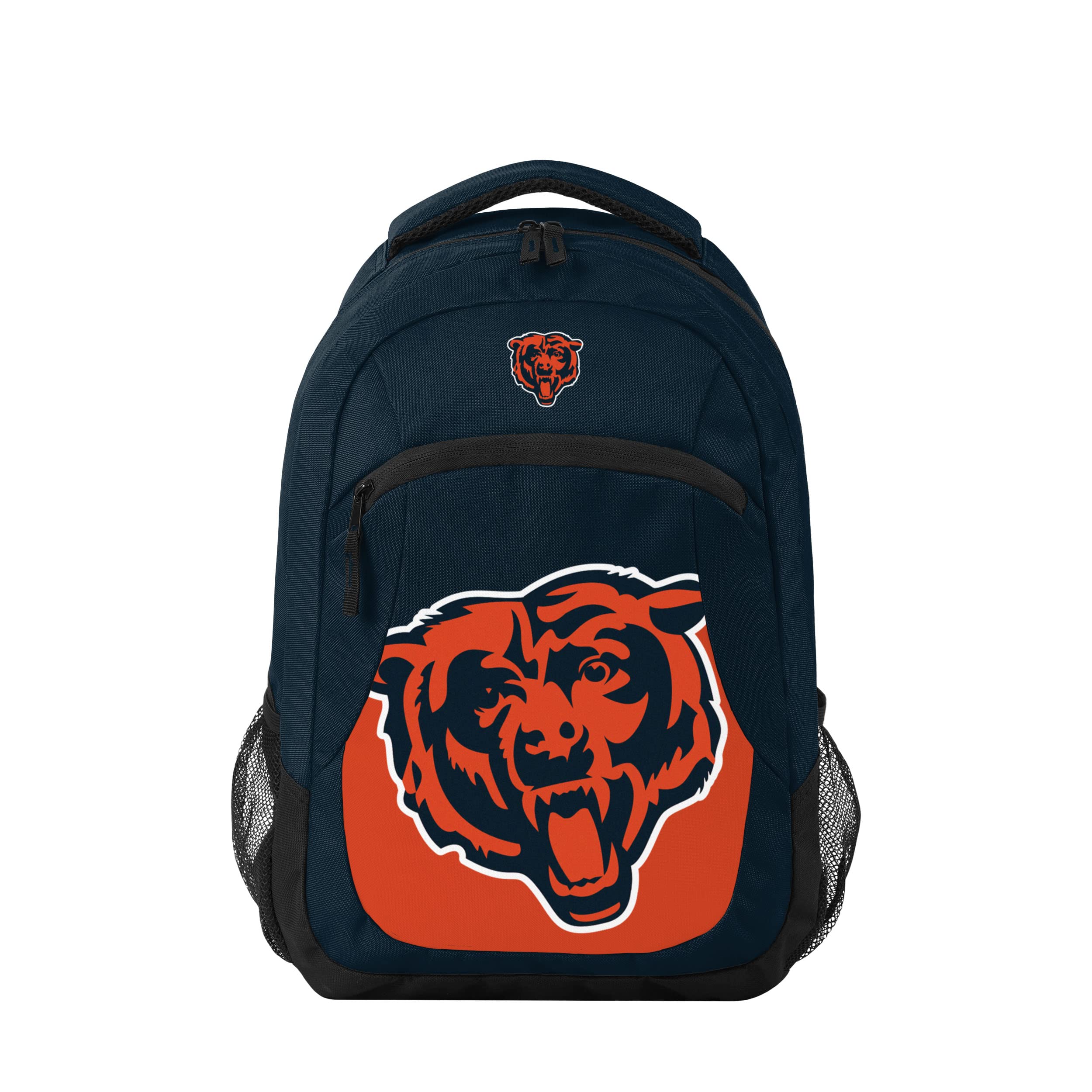FOCO NFL Team Logo Action Backpack - Durable Colorblock Design for School, Travel & Sports - Officially Licensed One Size Backpack for Men & Women