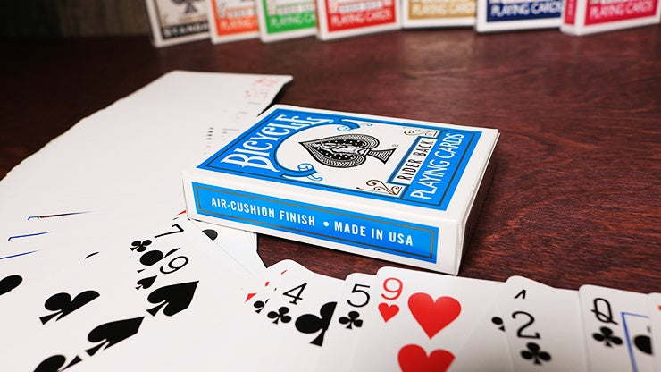 Turquoise Bicycle Rider Back - Premium Playing Cards for Poker, Magic Tricks & Card Games - Perfect for Game Nights, Parties & Collectors