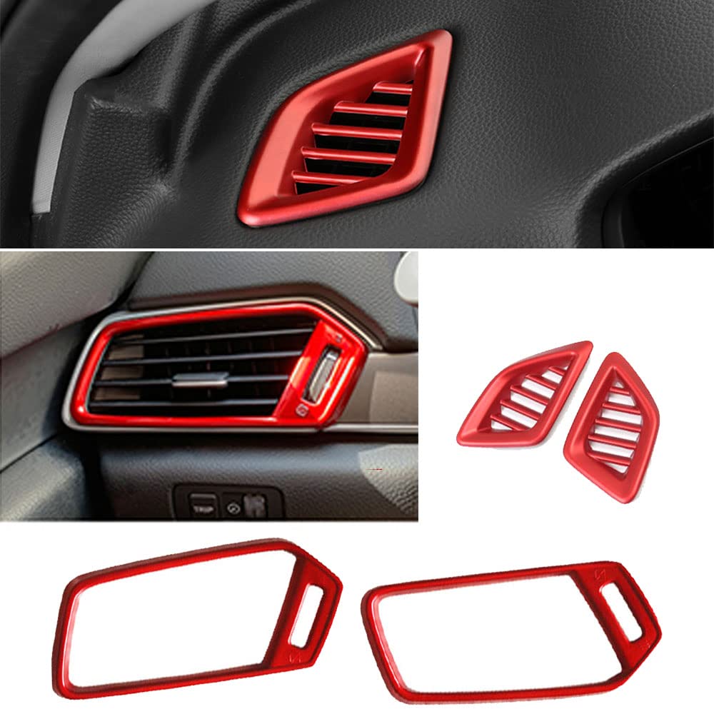 Premium ABS Car Interior Trim Kit - 9Pcs Dashboard Decoration Set for Honda 10th Gen Accord 2018-2021 | Center Console Molding, Air Vent Covers & Steering Wheel Accessories | Enhance Your Vehicle's Style & Protection | Perfect for Daily Commute & Road Trips