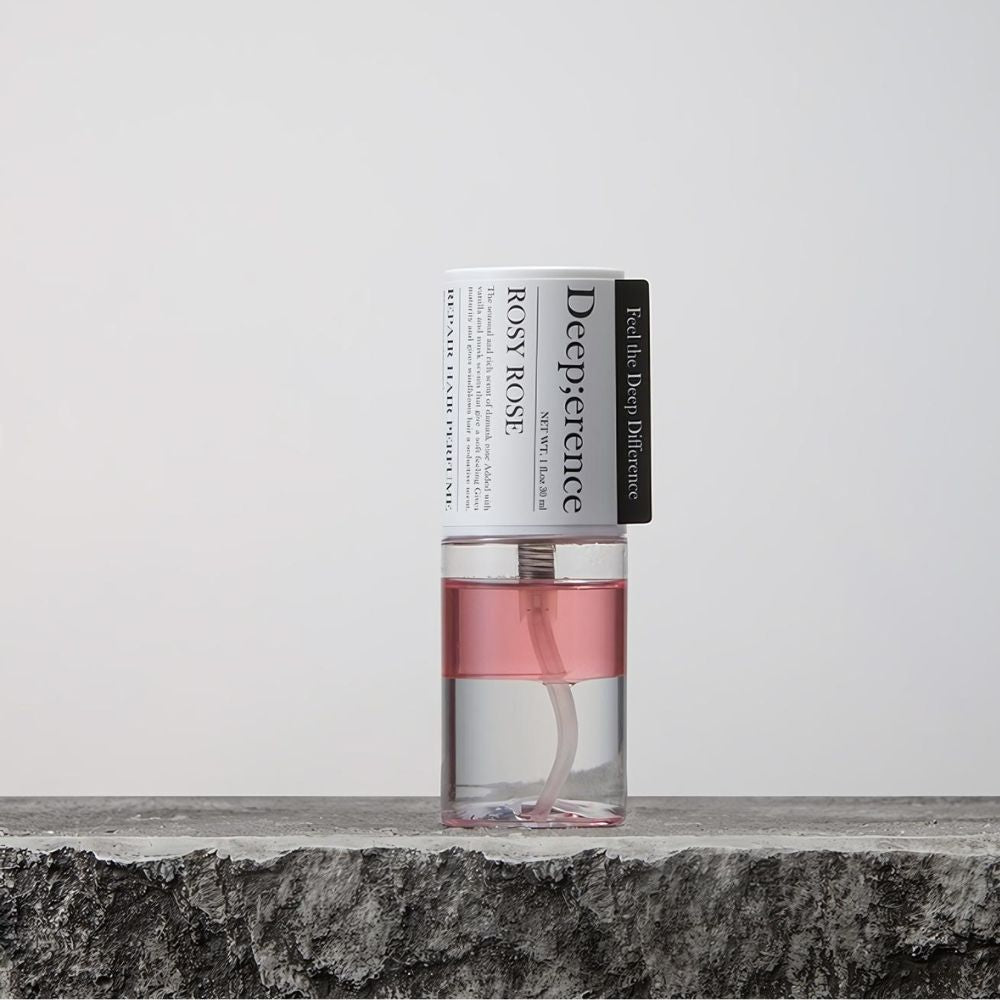 Deep Repair Hair Perfume 30ml - Rosy Rose Scent | Leave-In Conditioner & Fragrance for Damaged Hair | Perfect for Daily Use, Special Occasions & Travel